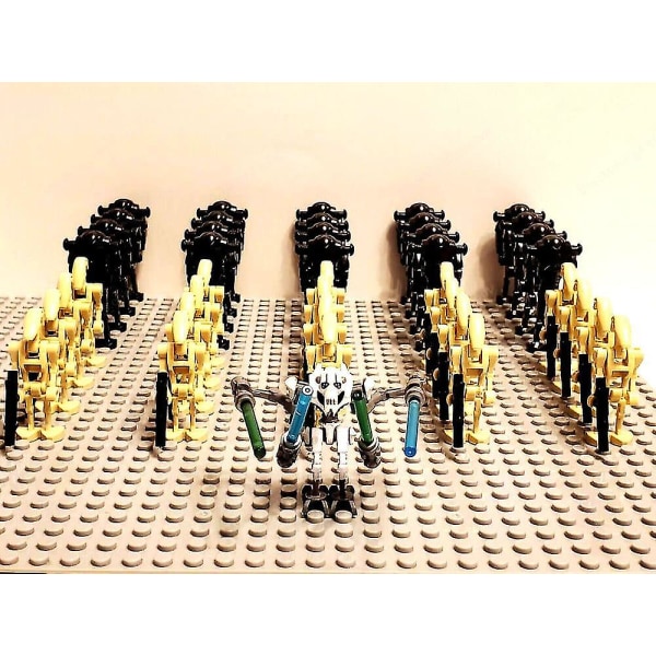 41 st Star Wars General Grievous And Super Battle Droid Army Minifigures Building Blocks Action Toy Figures (FMY)