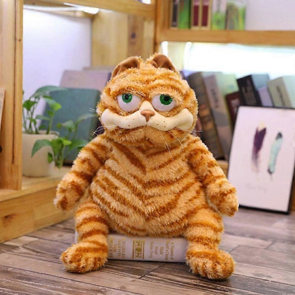 Lihava Kissa Sarjakuva Garfield Pehmolelu Pehmeä Täytetty Eläin Ihana Joululahja Lapsille (FMY) 30cm