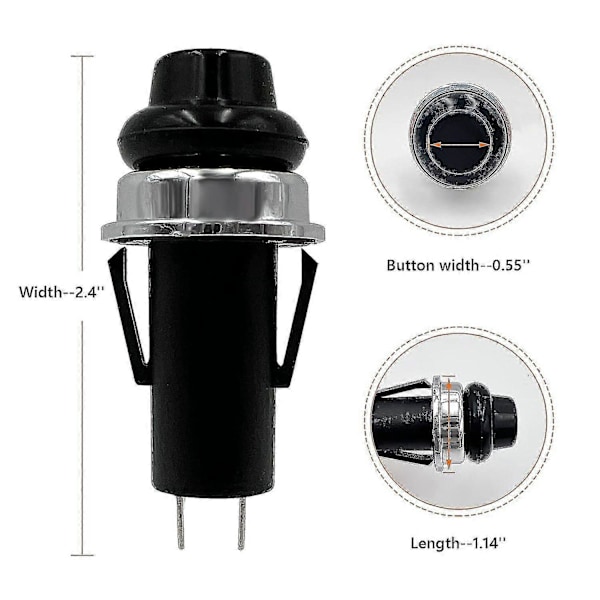Udskiftning af Weber tændingsknap/kontakt, passer til Weber Spirit E/s-210 310 315 320 330 gasgrill, 7642 7643 delvis udskiftning-m.2765 (FMY)