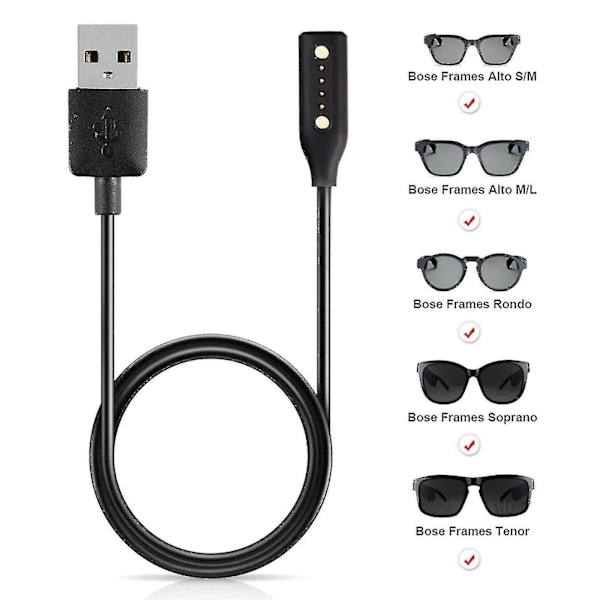 Bluetooth-compatible Glasses Charger Magnetic Portable Power Adapter For Bose  (FMY)