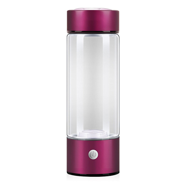 Vätevattengeneratorflaska Spe-pem-teknik Hög borosilikatglas  (FMY) Rose red