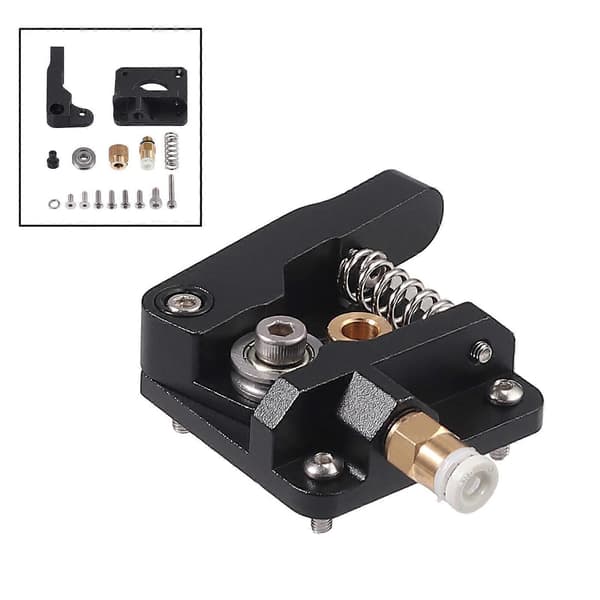 Opgraderet Aluminium Ekstruder Drive Feed Frame til Creality Ender 3D Printer Sort (FMY)