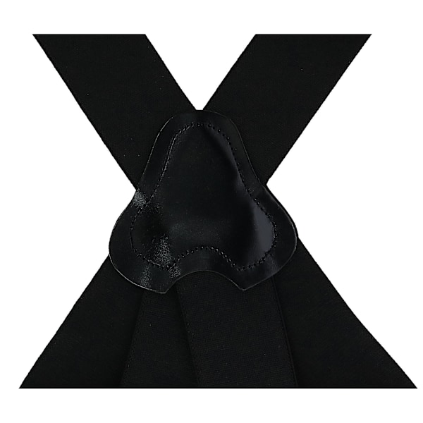 CTM Elastiska Hängslen med Clip-End 2 Tum Brandman (Herr) (FMY) Black one size