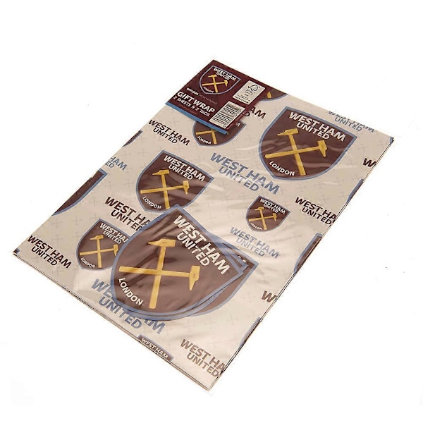 Crest Gavepapirark (FMY) Claret Red/White One Size