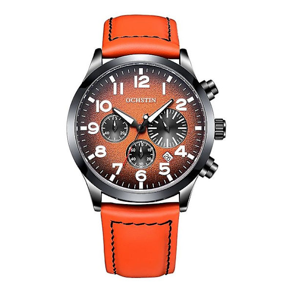 Ochstin 6042C Kvartsarmbandsur för män (FMY) Orange