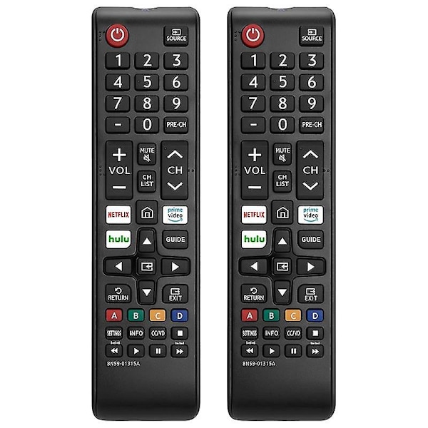 Universaali kaukosäädin kaikille televisioille, korvaava yhteensopiva kaikille älytelevisioille, LED, LCD, HDTV, 3D, Seri (FMY) Black