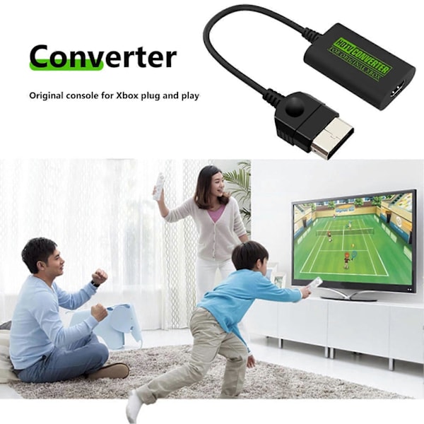 HDTV-konverter for Xbox HD Link-kabel, Plug and Play for 480i/480P/720P/1080i-utgang