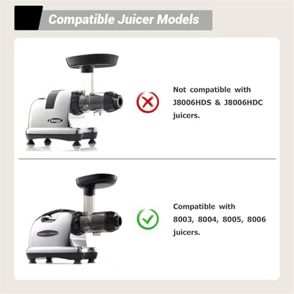 8006 Vertikal Mastiserende Juicer for Omegae 8006, 8005, 8004, 8003 Juicing Screen Juice Screen Trommel (FMY) Black