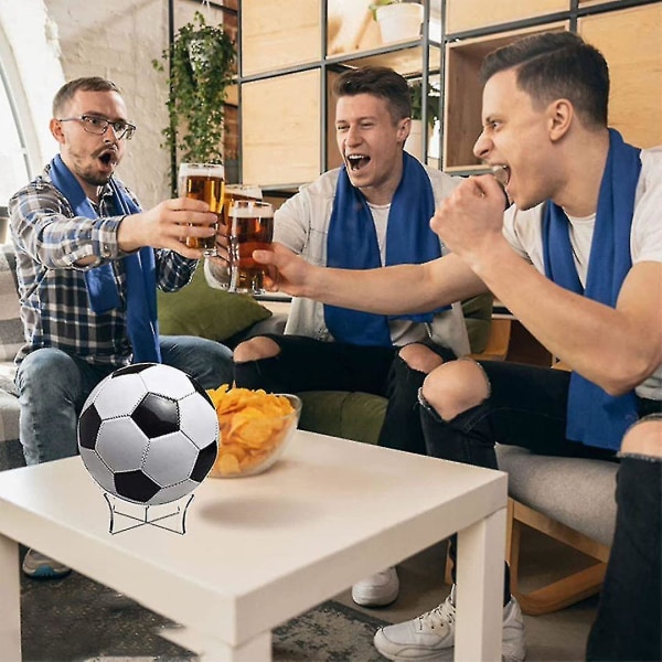 2 st bollhållare, basketbollställhållare fotbollsställ akryl bolldisplayställ fotboll akryl bollhållare stativ  (FMY) clear