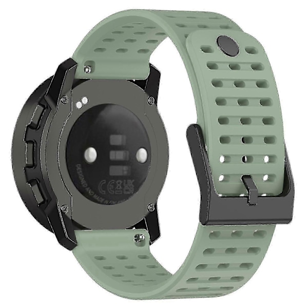 Urheiluranneke Suunto Vertical/9 Peak Pro/9 Peak/5 Peak -kelloille, 22mm silikoniset kellon rannekkeet (FMY) Light Green