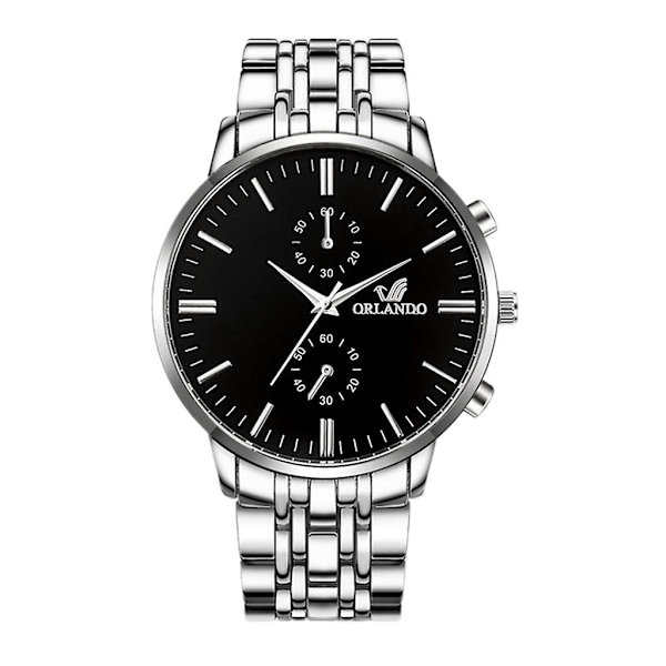 Herrar Armbandsur 2019 Lyxiga Herrar Kvartsur Armbandsur Herrar Affärs Man Klocka Herrar Armbandsur (FMY) Silver