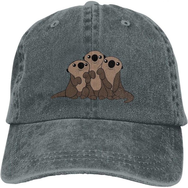vx14149 Baseball-lippis söpöillä merimajava-kuvilla, denim-hattu, säädettävä trucker-lippis, isälippis nh14149l  (FMY)