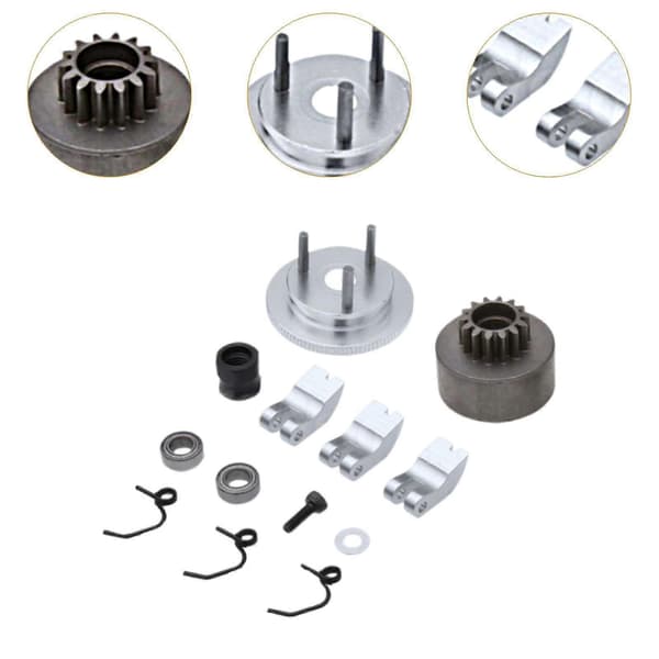 RC Clutch Bell Sko Lager Gear (FMY) Silver