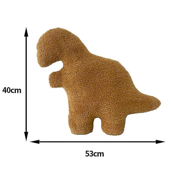 Söpö Dino Nugget -koristepehmolelu, dino Nugget -tyyny, nukke lahja lapsille (FMY) Tyrannosaurus Rex