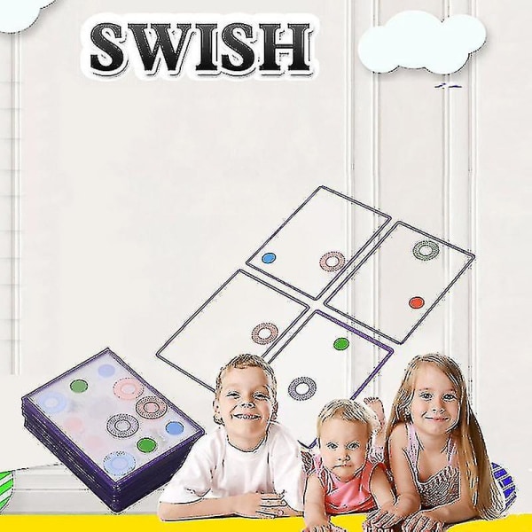 Noyi Thinkfun Swish - kreativt transparentt kortspel intelligens brädspel logik (FMY)