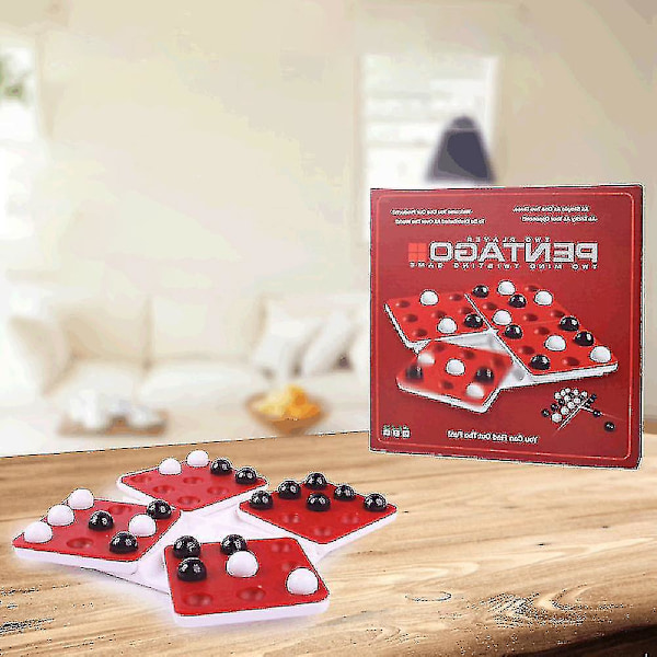 Pentago Brädspel Familjespel Bar Tävlingsspel Schack Barn Klassiskt Spel Intellektuell Utveckling Leksak (FMY)