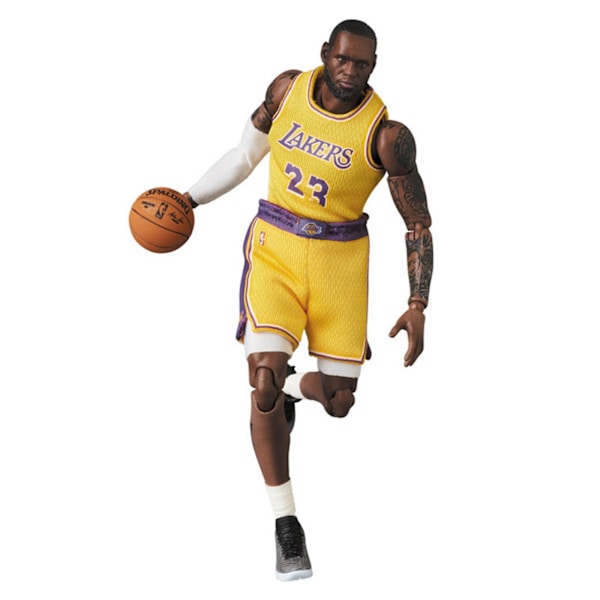 NBA Lakers No. 23 LeBron James Action Figure - Leikkikalu ja keräilyesine (FMY)