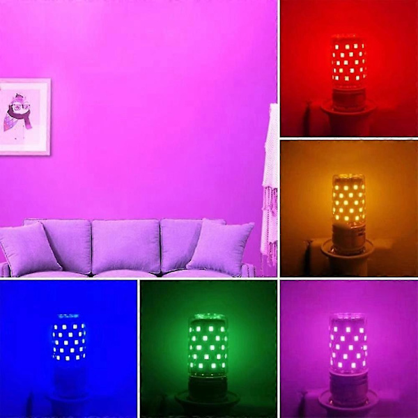 LED-majslampa i färger, grön E27 12W E27 12W Grön E27 12W-E27 12W  (FMY) Yellow