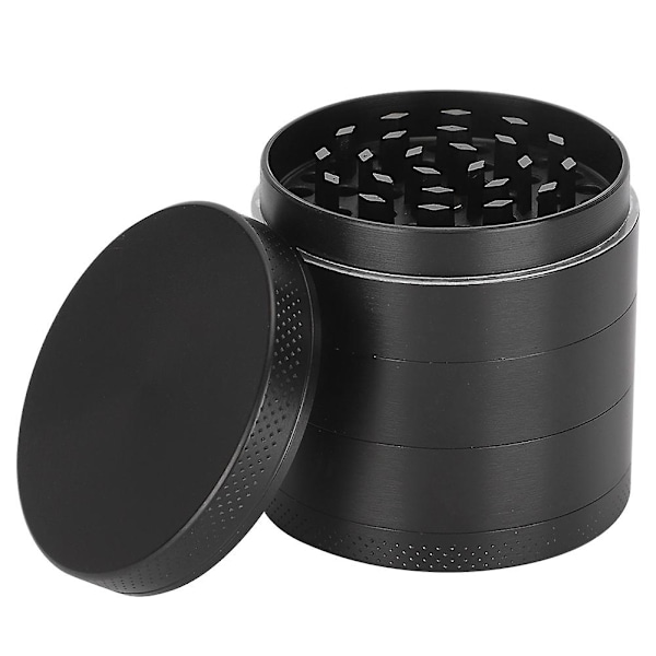 Zink Legering Urte Grinder 53mm - 5 Lag Dobbelt Lag Filter Maling Værktøj til Peber og Krydderier (FMY)