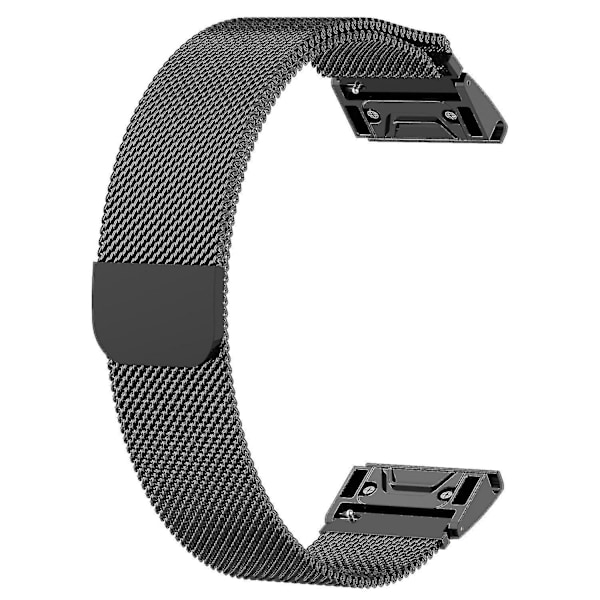 Milanese-reim for Garmin Fenix 7 7x 7s 6 6x 6s Forerunner 955 255 Metallisk Magnetisk Armbåndsurrem Zj  (FMY) 26mm