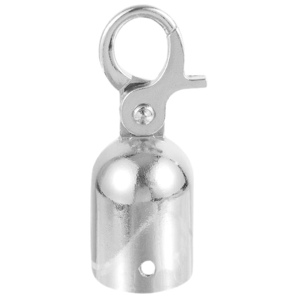 Tauende Stopper Snor Endehette Rekkverk Snorhette Tau Feste Stanchions Taukrok  (FMY) Silver 9.5X4.2cm