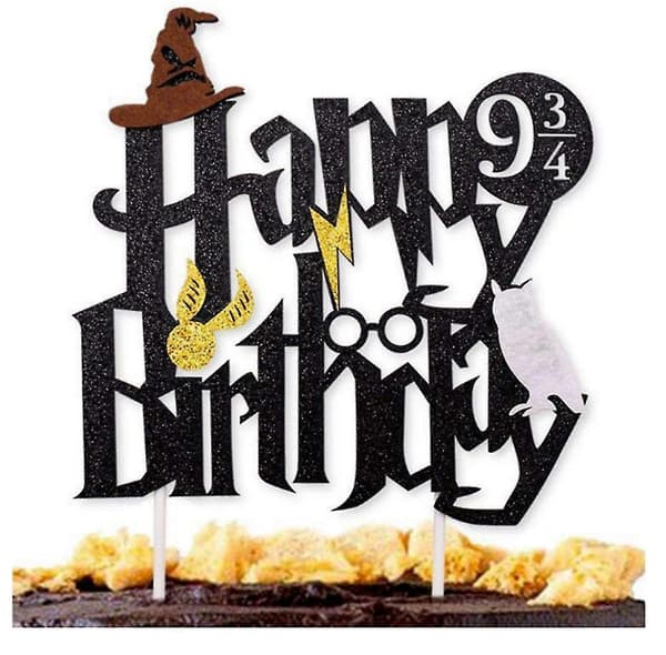 49 stk barnebursdagsdekorasjon, Harry Potter temafestdekorasjon (FMY)