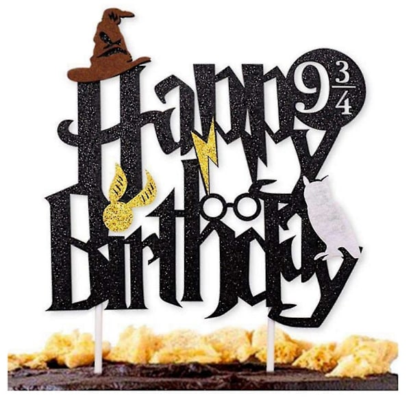 49 stk. børnefødselsdagsfestpynt, Harry Potter temafestpynt (FMY)