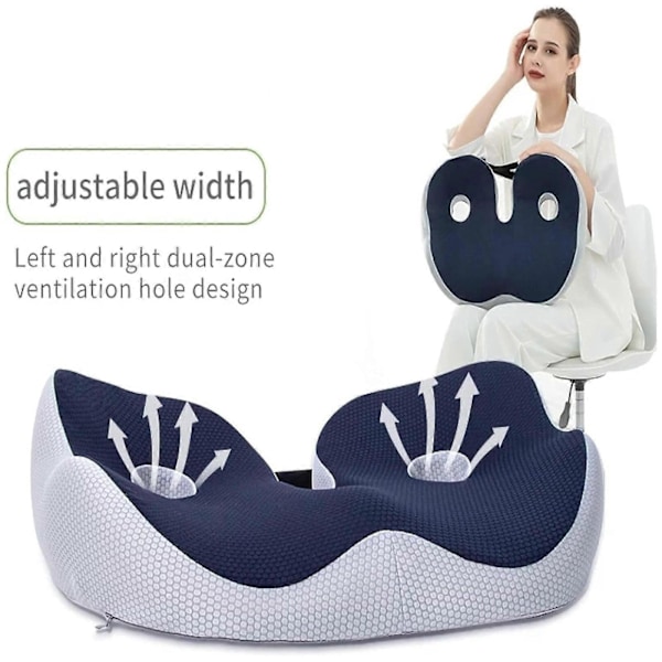 Outfany Ergoseat, Hilipert Ergoseat, Hilipert Memory Foam Sittdyna, 50% Rabatt (FMY) Dark Grey