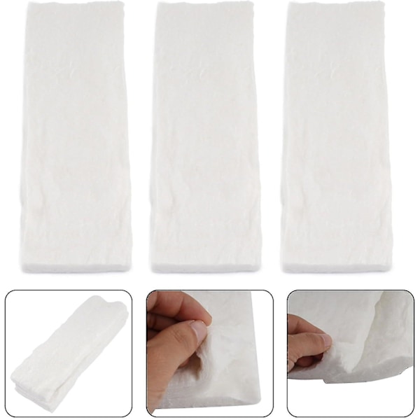 3 st Keramisk Ull Svamp Bioetanol Eldstad Eldbox Säkerhet Läckagesäker Förbränning Etanol Bordsmodell Rökfria Eldar (FMY) 30*10*1.5cm