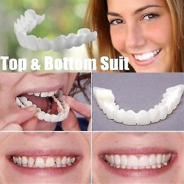 Högkvalitativ tandprotes Instant Smile Comfort kosmetiska tänder