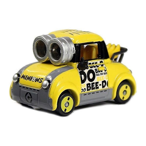 Skalmodellbil Minion Kevin Bob Dave Carl Jerry Tim Phil Jul Dekoration Rummet Leksaker för Pojkar Flickor Leksaksbil (FMY) 3