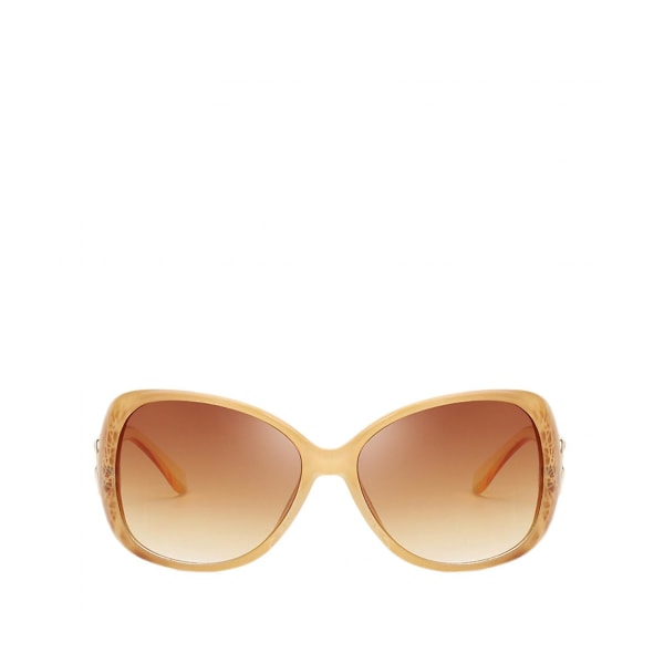 Aveki Vintage Cat's Eye solbriller for kvinner 100 % UV-beskyttelse Klassisk retro designerstil, gul (FMY)