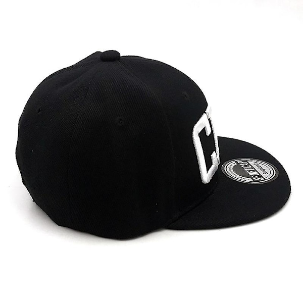 Fashion Barn Fotboll Stjärna Ronaldo Cr7 Broderi Barn Baseball Cap Hat Pojkar Flickor Sport  (FMY) black