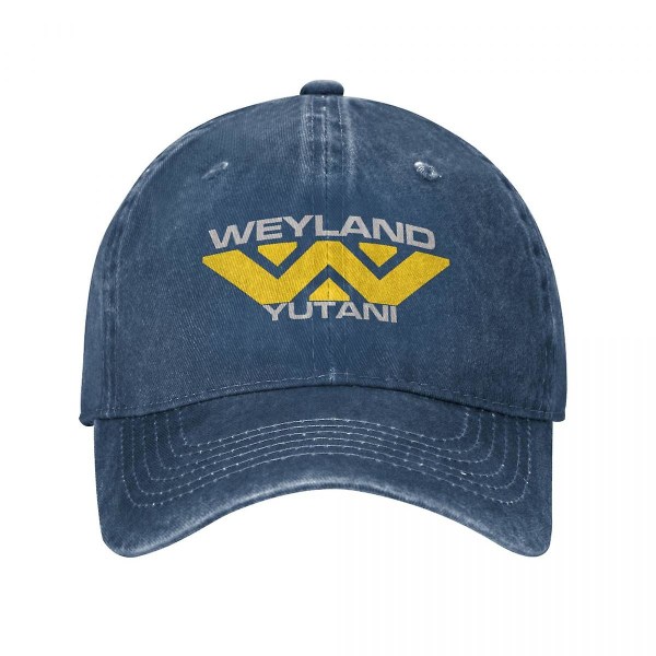 Pestyinen Puuvilla Aliens Nostromo Building Better Worlds Baseball Cap Snapback Auringonhattu Weyland Yutani Corporations Corp Cap Hatit Korkealaatuiset (FMY) Navy Blue One Size