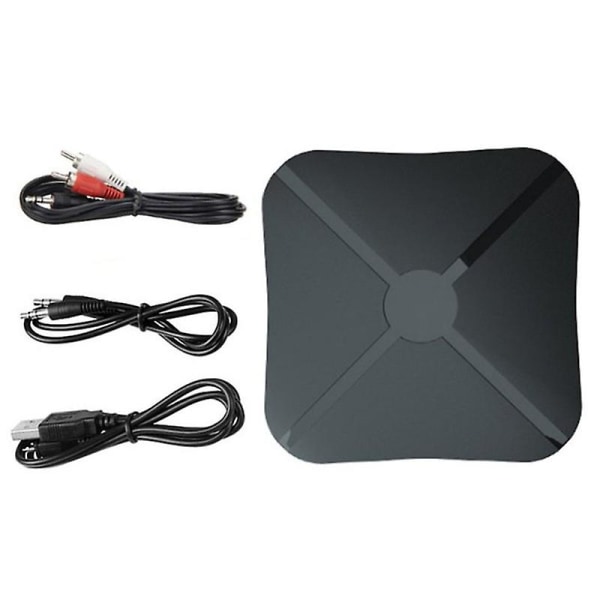 2-i-1 Trådløs Bluetooth 5.0 Lydtransmitter Modtager 3,5 mm Aux Rca Trådløs Musik Lydadapter Med Mic Til Bil Pc Tv (FMY)