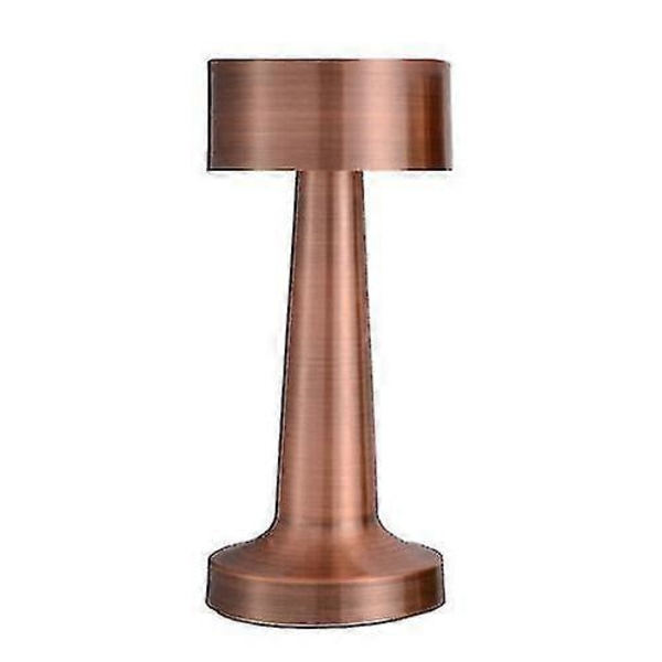 Vintage-tyyliinen baaripöydän lamppu, kannettava paristokäyttöinen LED-yövalo, lämmin valo, latautuva lamppu (FMY) Copper
