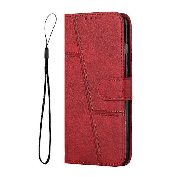 Sydd Kalvskinnfodral för Redmi 14C 4G (FMY) Red