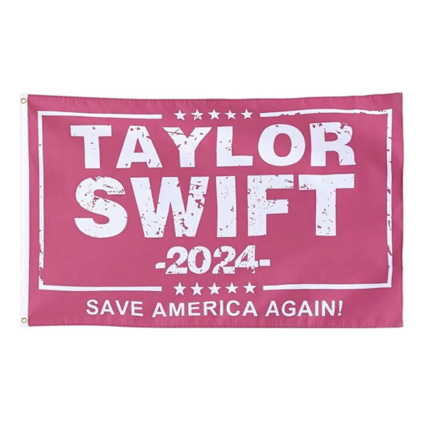 Taylor Swiftin vuoden 2024 lippu 3x5Ft Kevyt seinälle ripustettava sisustuslahja Swifties-faneille (FMY) B