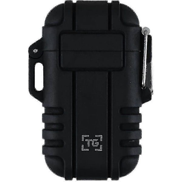 Kryc-tg Plasma Lighter Vindtett Vanntett USB Oppladbar Flammeløs Dobbel Bue For EDC Camping Overlevelse (FMY)