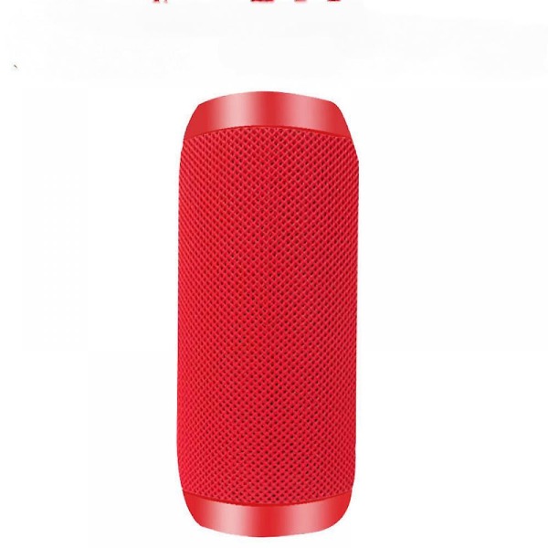 Bluetooth högtalare, utomhus, bärbar, trådlös högtalare, Bluetooth 5.0, hög stereo, bas, familj, fest, present(röd) (FMY)