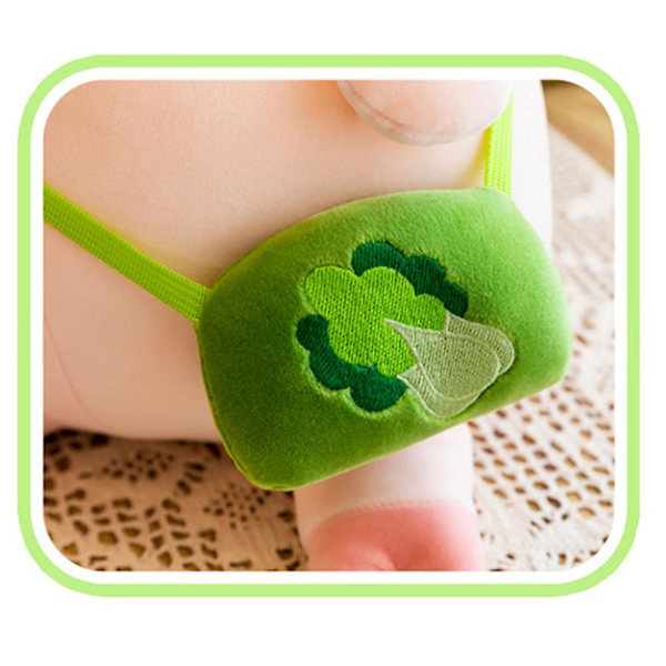 Piirretty Sika Plushie Rintarepun Kanssa Pehmeät Lelut Eläimen Hiustarralla Lapsille (FMY) Rabbit Pig 30cm