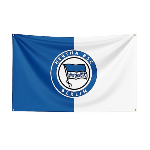 3x5 Hertha Bsc Flag Polyester Trykt Racing Sport Banner Til Dekoration (FMY) 120 x 180cm A