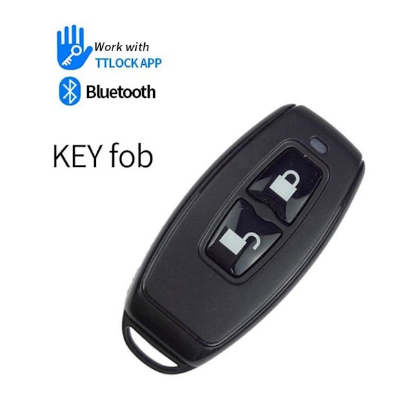 2,4 GHz Trådløs Fjernkontroll Bluetooth Nøkkelbrikke for TTLOCK Smart Dør lås Smarte Enheter Fungerer med (FMY) Black