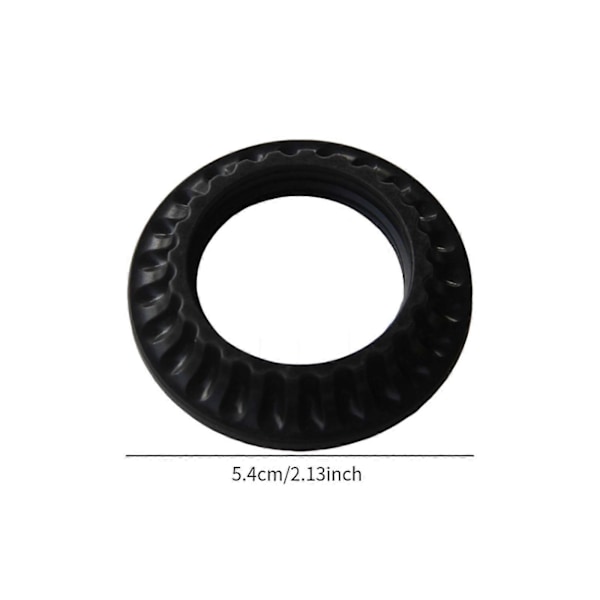 6x E26 Ljushållarringar Lampskärm Kragar Ringar för Medium Bas E26 Sockel (FMY) Black 5.4cm