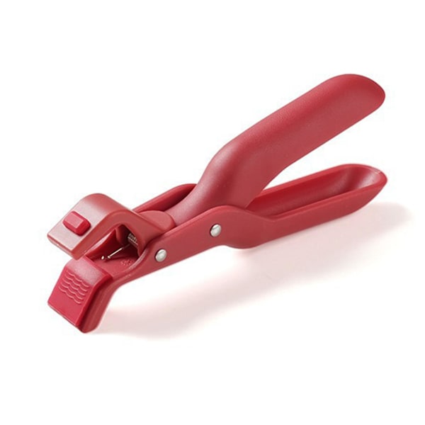 Kök Verktyg Mat Tänger, Multifunktionell Anti-Bränna Klämma, Het Skål Tallrik Gripare Pot Dish Pan Clips Tänger Klämma Hållare (FMY) Red
