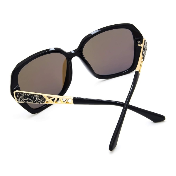 Store Solbriller Kvinder Vintage Retro Polariserede Solbriller UV-beskyttelsesbriller
