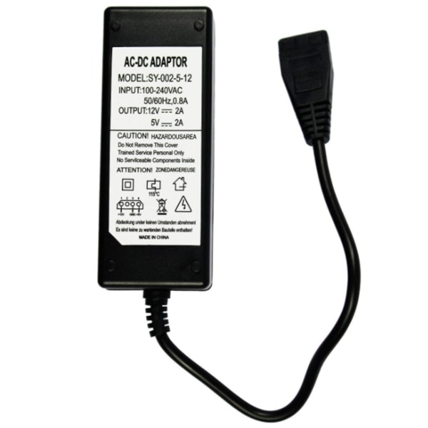 Högkvalitativ 12v/5v 2.5a USB till ide/sata power hårddisk/hdd/cd-rom Ac Dc (FMY) black