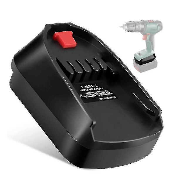 Adapter Konverter BOSB18C Använd Kompatibel Bosch 18V Li-Ion Batteri BAT618 Walkbee