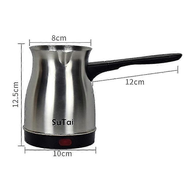 Sokany Elektrisk Kaffetrakter Kjele Melk Gresk Tyrkisk Espresso Percolator 800ml (FMY)