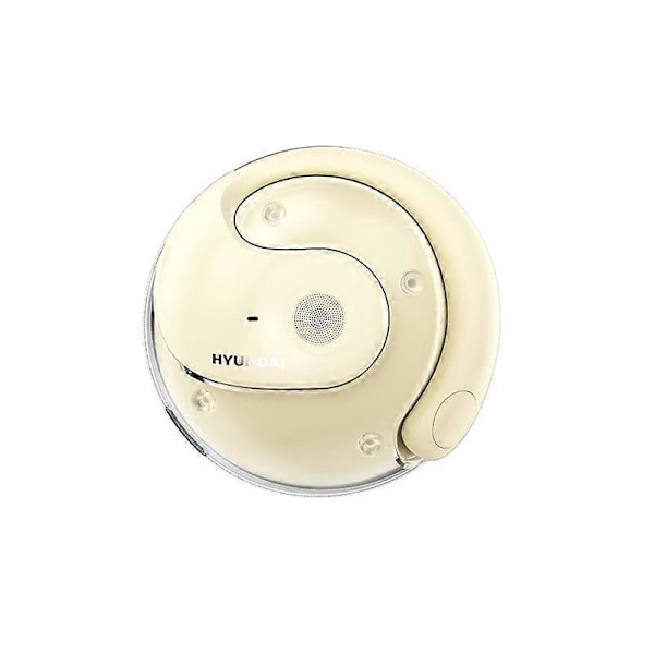 Hy-T26 Pro Hovedtelefoner, Trådløse Bluetooth Sprog Oversætter Samtidig Fortolkning Øretelefoner, Sprog Oversætter Ørepropper Beige